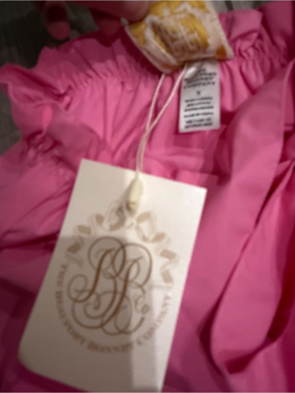 TBBC The Beaufort Bonnet Company Pink BOW Skirt Girls Size 6